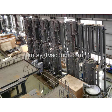 Руководная железнодорожная полусредняя вакуумная печь спекания